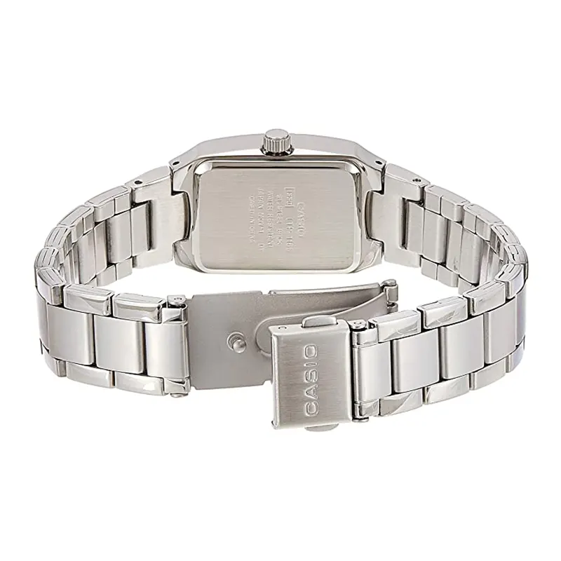 Casio Japan Quartz Silver Dial Silver-tone Ladies Watch- LTP-1165A-7C2DF